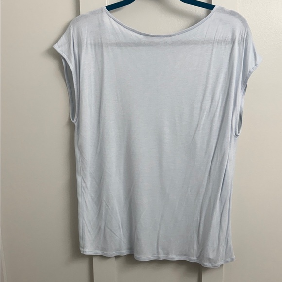 LOFT Soft Blue Women's Blouse - Picture 4 of 4